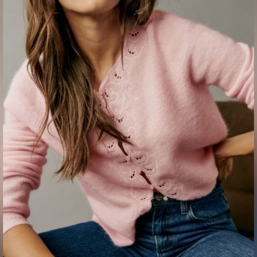 Sezane Ysaline Jumper in Pink